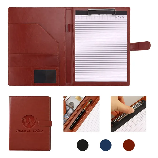 A4 Business Versatile Padfolio with Magnetic Buckle - A4 Business Versatile Padfolio with Magnetic Buckle - Image 0 of 8