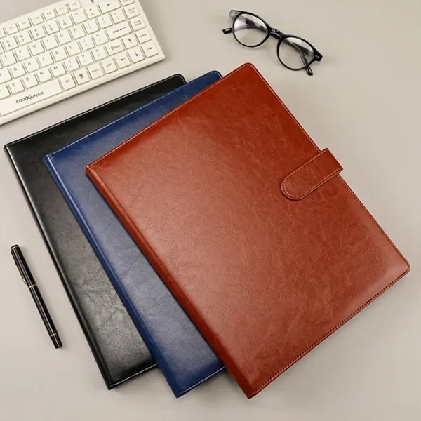 A4 Business Versatile Padfolio with Magnetic Buckle - A4 Business Versatile Padfolio with Magnetic Buckle - Image 7 of 8