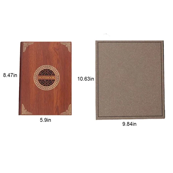 A5 Wooden Journal Notebook Pen Gift Box - A5 Wooden Journal Notebook Pen Gift Box - Image 6 of 6