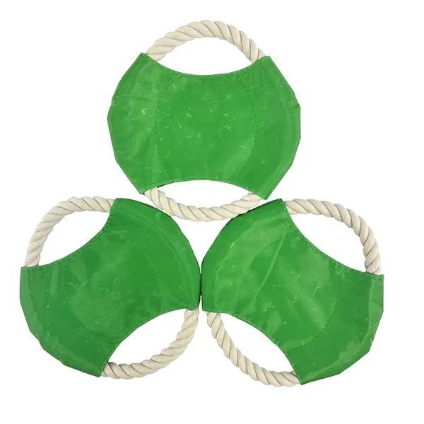Kelly Green Rope Disc - 1 Color Imprint (Factory Seconds) - Kelly Green Rope Disc - 1 Color Imprint (Factory Seconds) - Image 1 of 2