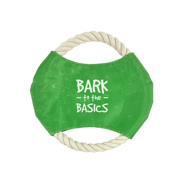 Kelly Green Rope Disc - 1 Color Imprint (Factory Seconds) - Kelly Green Rope Disc - 1 Color Imprint (Factory Seconds) - Image 0 of 2