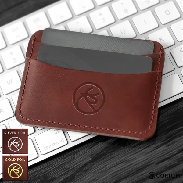 Slim Leather Wallet. USA Made - Slim Leather Wallet. USA Made - Image 0 of 3