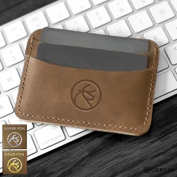 Slim Leather Wallet. USA Made - Slim Leather Wallet. USA Made - Image 1 of 3