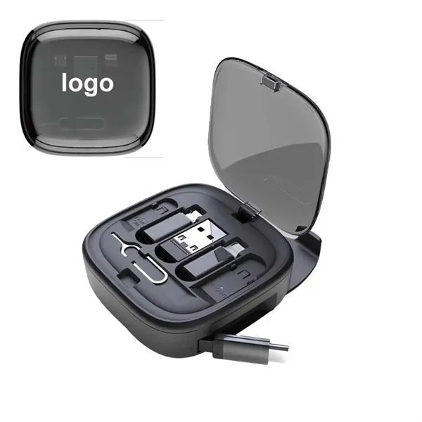 Multi USB Adapter Retractable Charging Cable Kit - Multi USB Adapter Retractable Charging Cable Kit - Image 0 of 3