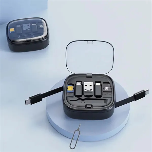 Multi USB Adapter Retractable Charging Cable Kit - Multi USB Adapter Retractable Charging Cable Kit - Image 2 of 3