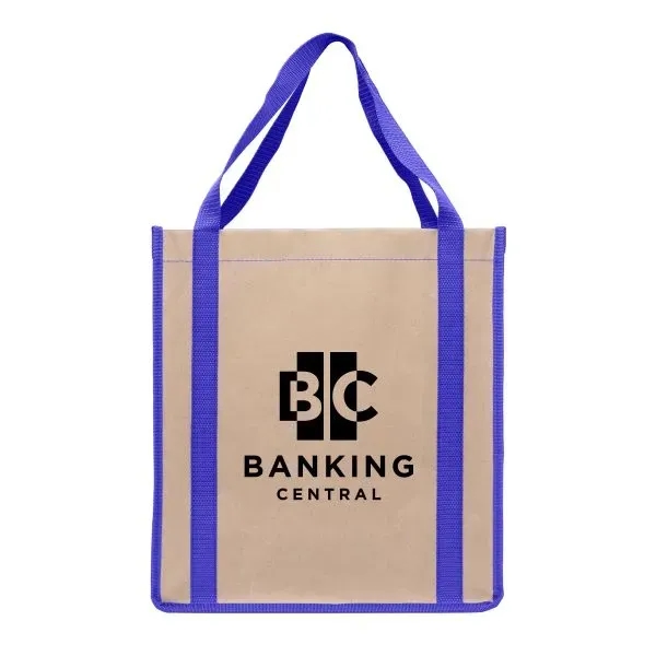 Vancouver RPET - Kraft + Non-Woven Tote Bag - Vancouver RPET - Kraft + Non-Woven Tote Bag - Image 1 of 2