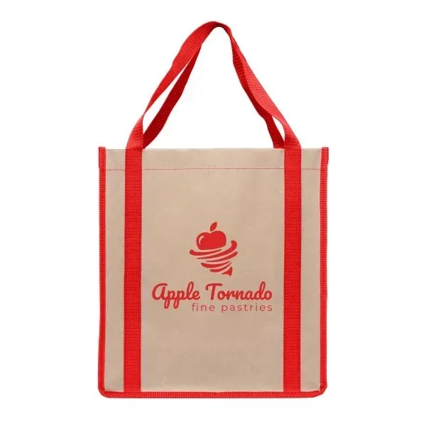 Vancouver RPET - Kraft + Non-Woven Tote Bag - Vancouver RPET - Kraft + Non-Woven Tote Bag - Image 2 of 2