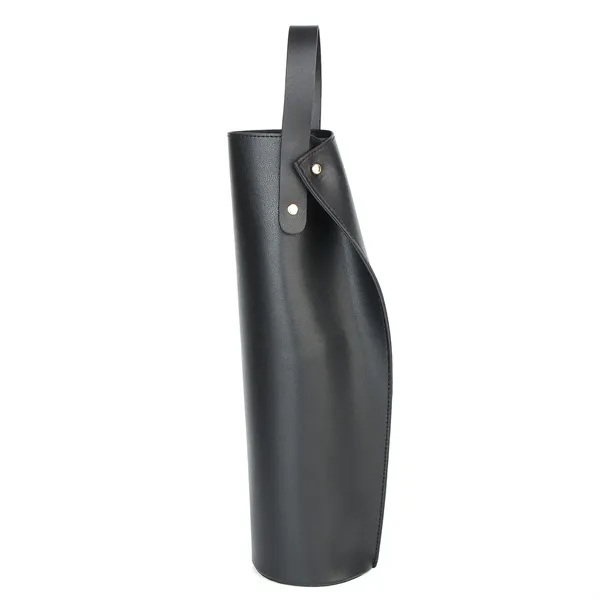 Reusable PVC Leather Wine Tote Carrier - Reusable PVC Leather Wine Tote Carrier - Image 2 of 7