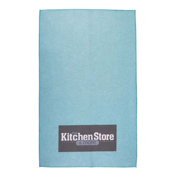 Sublimated RPET Kitchen Tea Towel - Sublimated RPET Kitchen Tea Towel - Image 4 of 4
