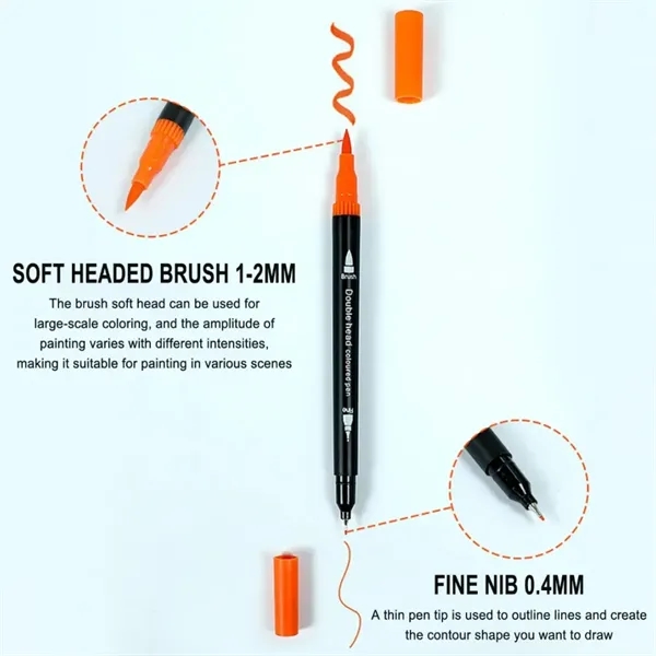 48 Colors Dual Tip Markers - 48 Colors Dual Tip Markers - Image 2 of 4