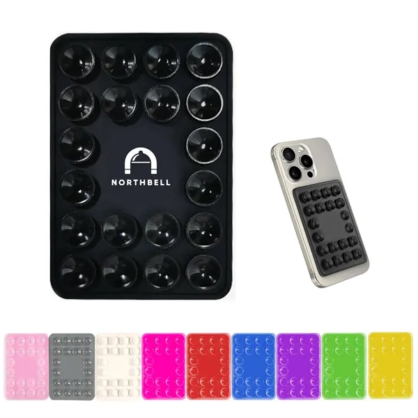 Silicone Suction Phone Case Mount - Silicone Suction Phone Case Mount - Image 0 of 10