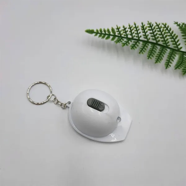 Plastic Helmet Shaped LED Light Bottle Opener Keychain - Plastic Helmet Shaped LED Light Bottle Opener Keychain - Image 6 of 7
