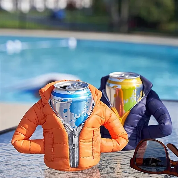 12oz Jacket Insulated Can Cooler - 12oz Jacket Insulated Can Cooler - Image 3 of 11