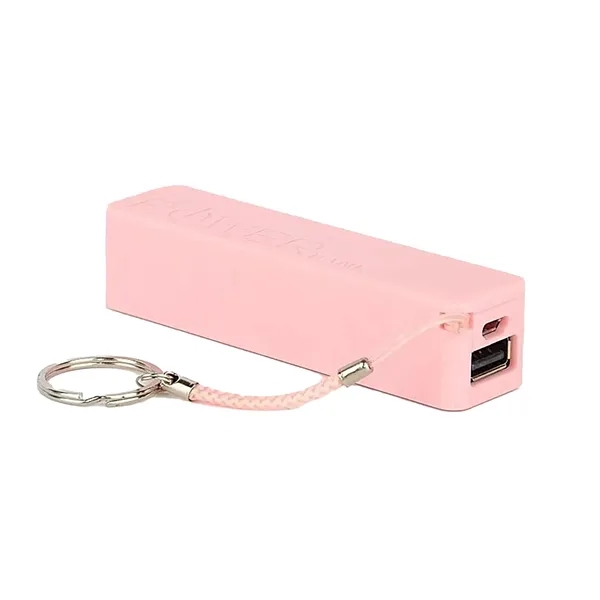 1200mAh Mini Charger with Key Chain Emergency Power Bank - 1200mAh Mini Charger with Key Chain Emergency Power Bank - Image 1 of 6