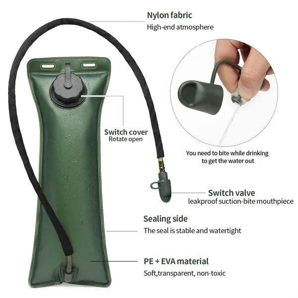 Hydration Pack Backpack with 3L Bladder - Hydration Pack Backpack with 3L Bladder - Image 5 of 7