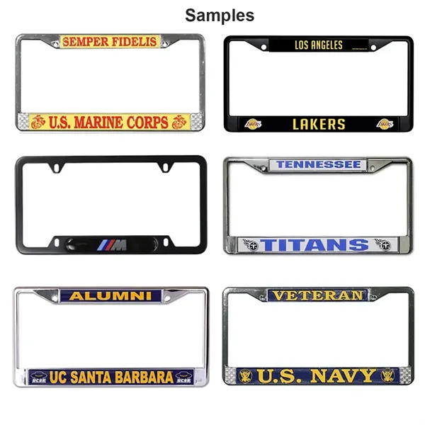 Stainless Steel License Plate Frame Set with Accessories - Stainless Steel License Plate Frame Set with Accessories - Image 3 of 3