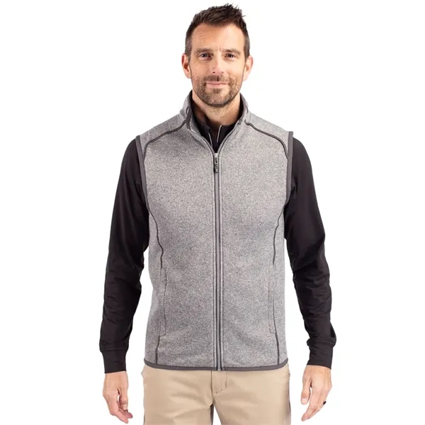 Cutter & Buck Mainsail Sweater-Knit Mens Full Zip Vest - Cutter & Buck Mainsail Sweater-Knit Mens Full Zip Vest - Image 14 of 16