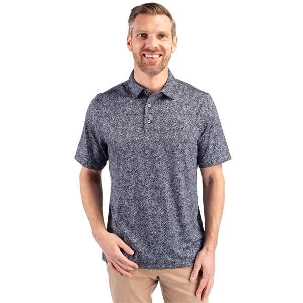Cutter & Buck Pike Constellation Print Stretch Mens Polo - Cutter & Buck Pike Constellation Print Stretch Mens Polo - Image 2 of 14