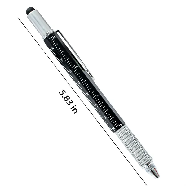 6 in 1 Multifunctional Metal Ballpoint Pen - 6 in 1 Multifunctional Metal Ballpoint Pen - Image 1 of 3