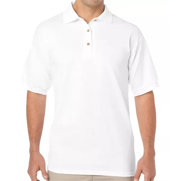 Men's Short Sleeve Egyptian Cotton Pique Polo - Men's Short Sleeve Egyptian Cotton Pique Polo - Image 5 of 15