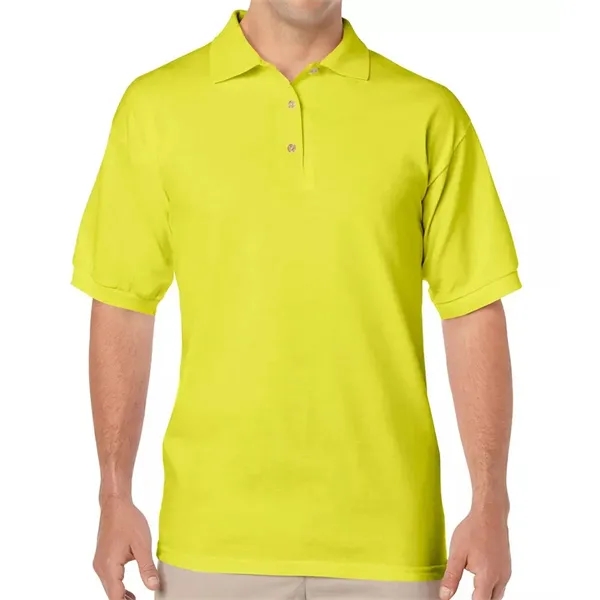 Men's Short Sleeve Egyptian Cotton Pique Polo - Men's Short Sleeve Egyptian Cotton Pique Polo - Image 2 of 15
