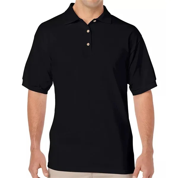 Men's Short Sleeve Egyptian Cotton Pique Polo - Men's Short Sleeve Egyptian Cotton Pique Polo - Image 9 of 15