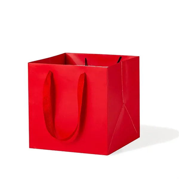 Square Kraft Paper Euro Tote Shopping Bag MOQ50 - Square Kraft Paper Euro Tote Shopping Bag MOQ50 - Image 2 of 7