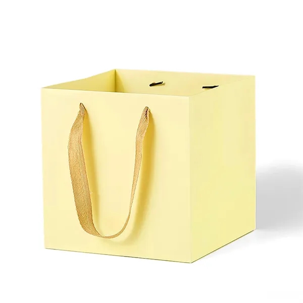 Square Kraft Paper Euro Tote Shopping Bag MOQ50 - Square Kraft Paper Euro Tote Shopping Bag MOQ50 - Image 4 of 7