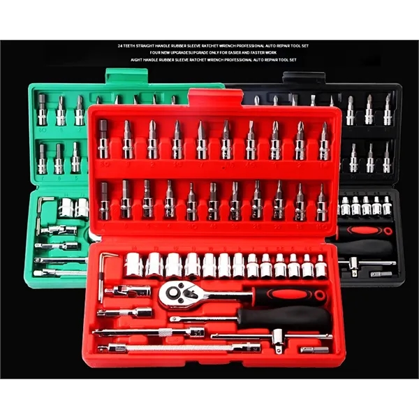 46-Piece Automotive Repair Tool Set - 46-Piece Automotive Repair Tool Set - Image 1 of 4