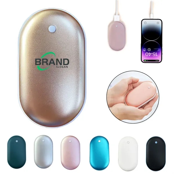 2 in 1 Electric Hand Warmer Powerbank - 2 in 1 Electric Hand Warmer Powerbank - Image 0 of 8