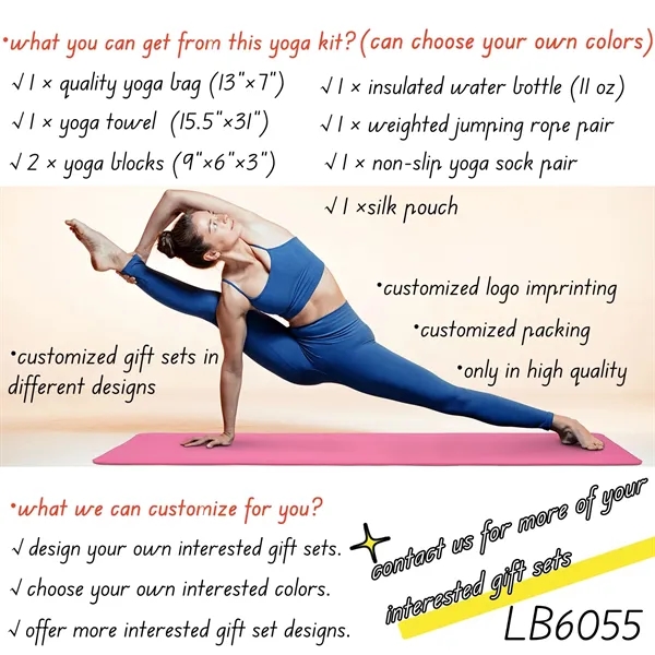 You Pick Yoga Kit Sport Pilates Set Grand Opening Gift - You Pick Yoga Kit Sport Pilates Set Grand Opening Gift - Image 1 of 7