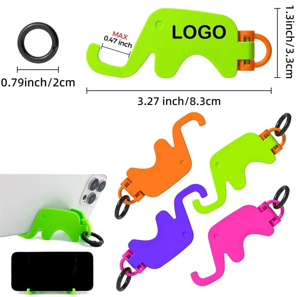 Elephant Shaped Foldable Phone Holder - Elephant Shaped Foldable Phone Holder - Image 0 of 8