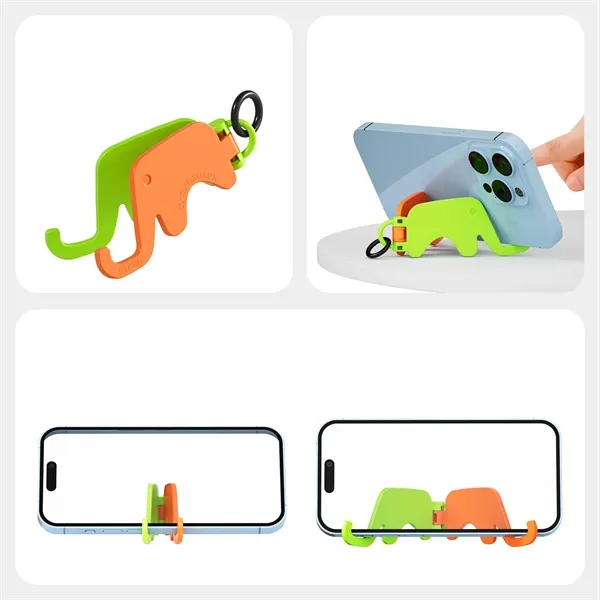 Elephant Shaped Foldable Phone Holder - Elephant Shaped Foldable Phone Holder - Image 1 of 8