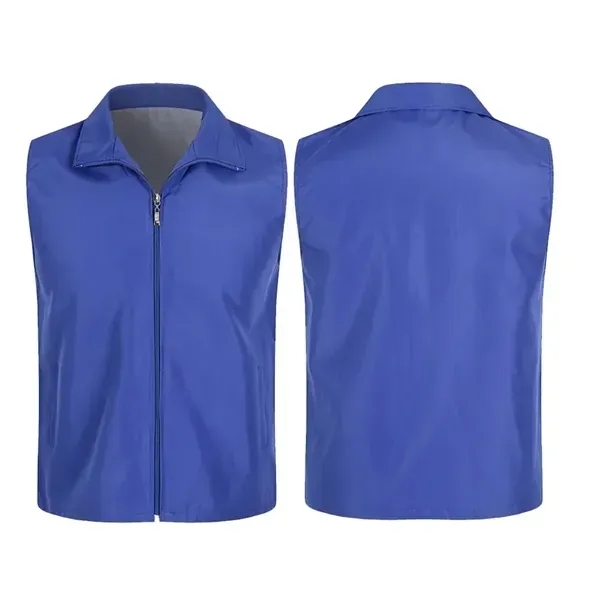 Custom Unisex Volunteer Activity Vest W/ Pockets - Custom Unisex Volunteer Activity Vest W/ Pockets - Image 1 of 6