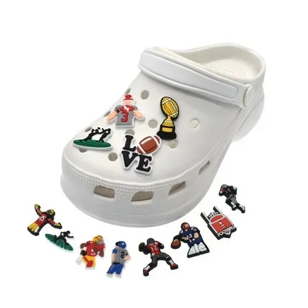 PVC Random Different Shape Shoe Charms - PVC Random Different Shape Shoe Charms - Image 1 of 2