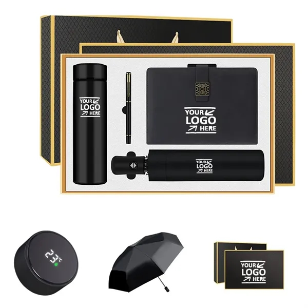 Business Gift Set Thermos Cup Umbrella Souvenir Kit - Business Gift Set Thermos Cup Umbrella Souvenir Kit - Image 0 of 4