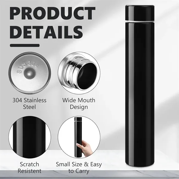 Slim Stainless Steel Insulated Water Bottle - Slim Stainless Steel Insulated Water Bottle - Image 1 of 5