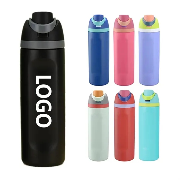 24 OZ Insulated Stainless Steel Water Bottle - 24 OZ Insulated Stainless Steel Water Bottle - Image 0 of 4