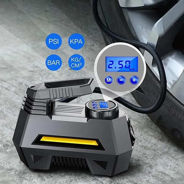 Car Tire Pump Inflator With Digital Pressure Gauge - Car Tire Pump Inflator With Digital Pressure Gauge - Image 3 of 6