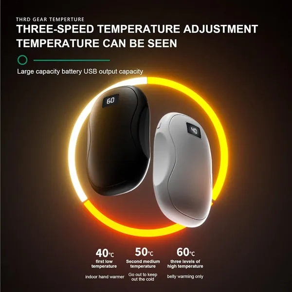 Rechargeable 6000mah Electric Hand Warmer - Rechargeable 6000mah Electric Hand Warmer - Image 4 of 5