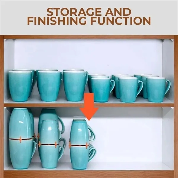 Coffee Mug Organizer Drinkware Stacker - Coffee Mug Organizer Drinkware Stacker - Image 2 of 5