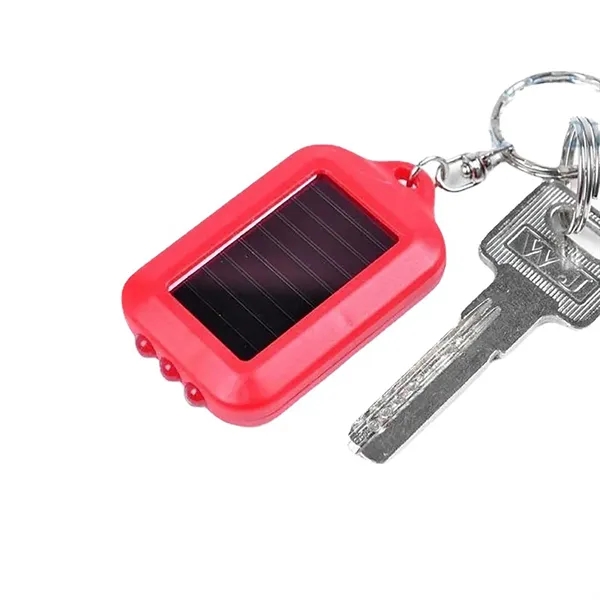 Solar Powered LED Flashlight Keychain - Solar Powered LED Flashlight Keychain - Image 2 of 4