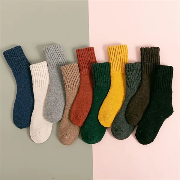 Winter Solid Thick Warm Boot Socks - Winter Solid Thick Warm Boot Socks - Image 1 of 5