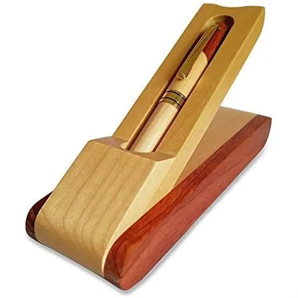 Wooden Ballpoint Pen With Box Gift Set - Wooden Ballpoint Pen With Box Gift Set - Image 3 of 3