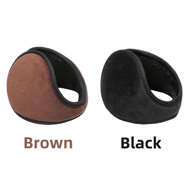 Thick Plush Windproof Warm Ear Muffs for Winter, Unisex - Thick Plush Windproof Warm Ear Muffs for Winter, Unisex - Image 3 of 7