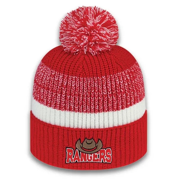 Thick Ribbed Knit Cap with Cuff - Thick Ribbed Knit Cap with Cuff - Image 0 of 5