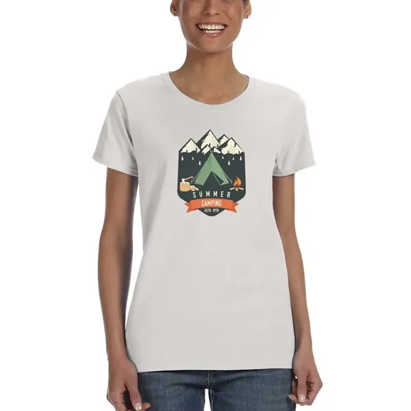 Gildan Women's Heavy Cotton Fit T-Shirt - Gildan Women's Heavy Cotton Fit T-Shirt - Image 4 of 51