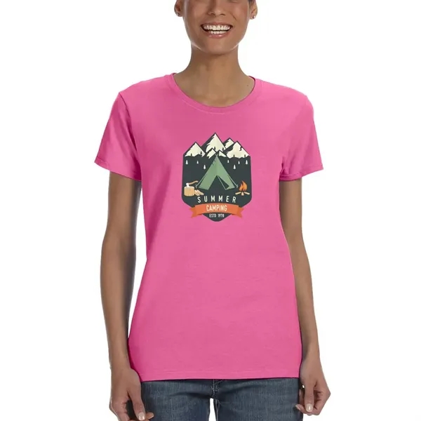 Gildan Women's Heavy Cotton Fit T-Shirt - Gildan Women's Heavy Cotton Fit T-Shirt - Image 5 of 51