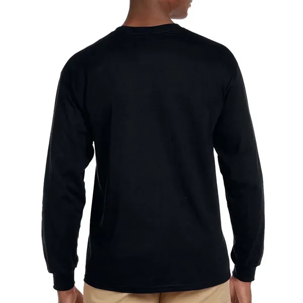 Gildan Ultra Cotton Long Sleeve Adult T-Shirt - Gildan Ultra Cotton Long Sleeve Adult T-Shirt - Image 2 of 7