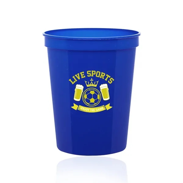 16 oz Reusable Plastic Stadium Cup - 16 oz Reusable Plastic Stadium Cup - Image 3 of 18